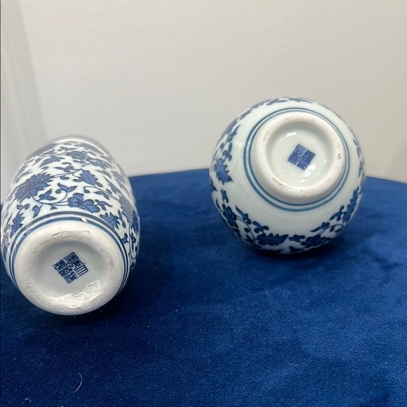 Timeless Vase set blue and white chinoiserie - Picture 5 of 6